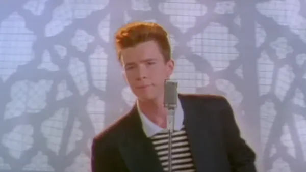 Never Gonna Give You Up – Rick Astley (1987)