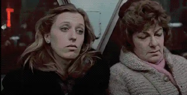 Sopranos actress Edie Falco makes an early appearance in the bus scene
