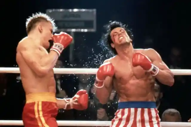 Sylvester Stallone was rushed to hospital after Dolph Lundgren really punched him on Rocky IV