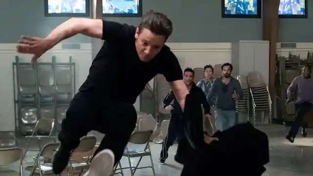 Jeremy Renner broke both his arms on Tag
