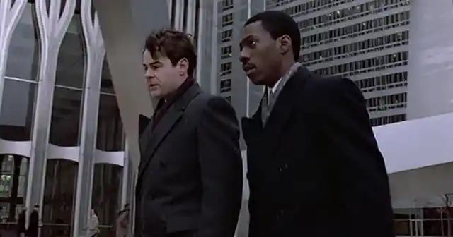 One line of dialogue in the World Trade Center scene was cut after 9/11