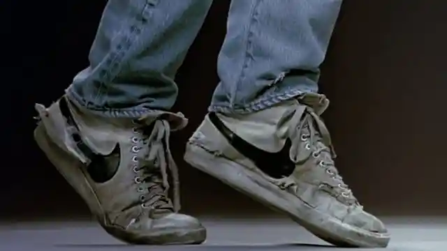 Many of the feet in the opening shot belonged to the cast and crew