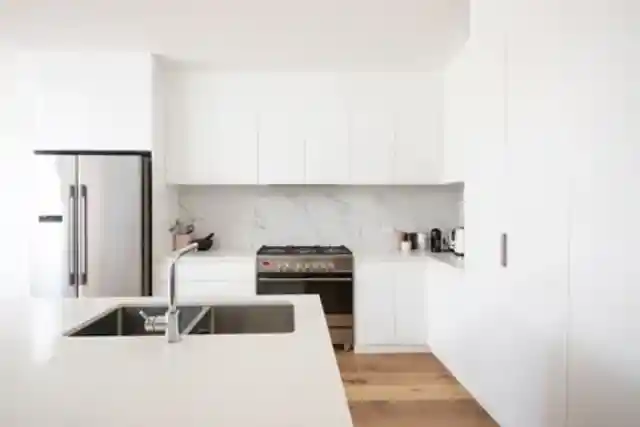 All-white kitchens