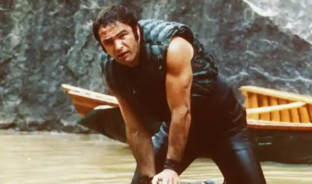 Burt Reynolds hurt his coccyx going over a waterfall on Deliverance