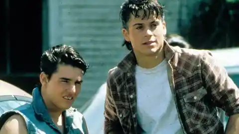 Rob Lowe and Tom Cruise (The Outsiders)