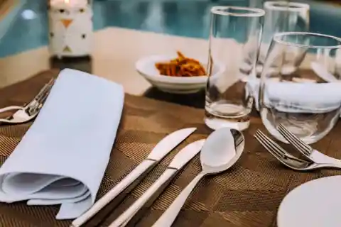 Sharing eating utensils