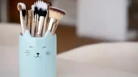Not cleaning your makeup brushes