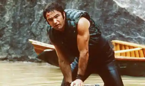 Burt Reynolds hurt his coccyx going over a waterfall on Deliverance