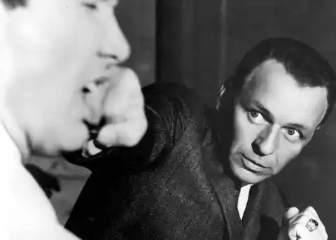 Frank Sinatra broke a finger in a fight scene for The Manchurian Candidate