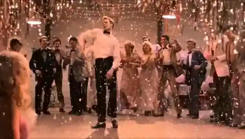In the final scene, the actors were dancing to a different song