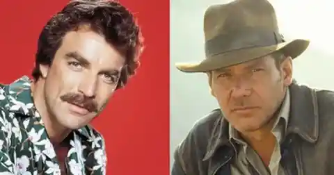 Tom Selleck – Indiana Jones in Raiders of the Lost Ark